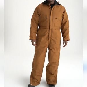 Steelguard 30° Below Tan Quilted Cargo Men's Coverall Size L